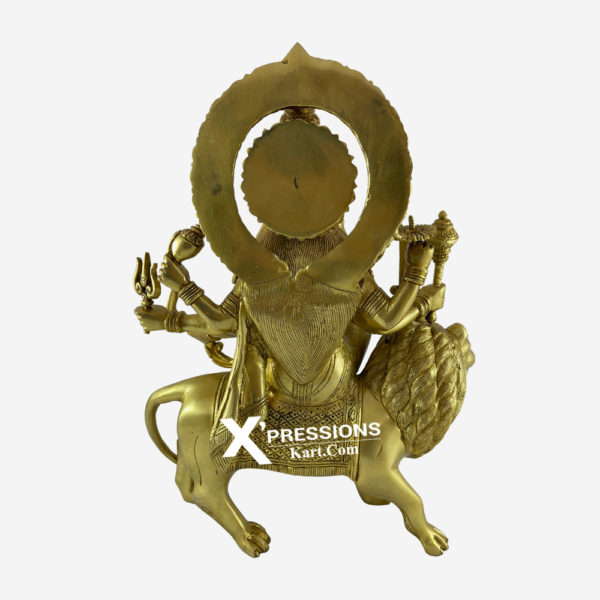 brass durga mata idols