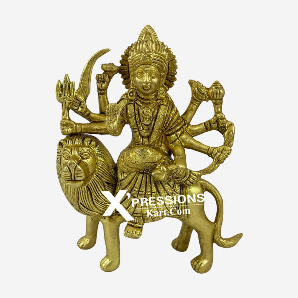 brass mata durga idols