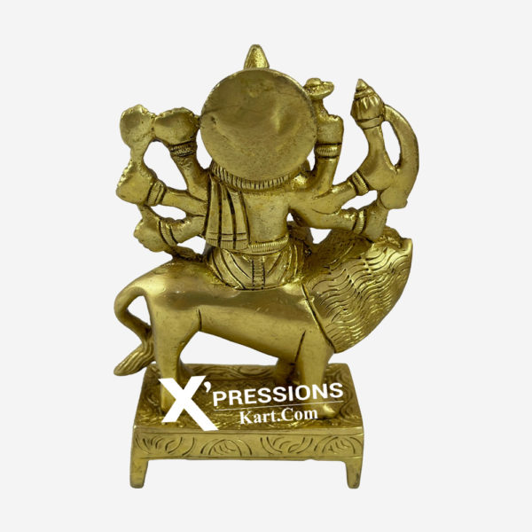 brass durga idols