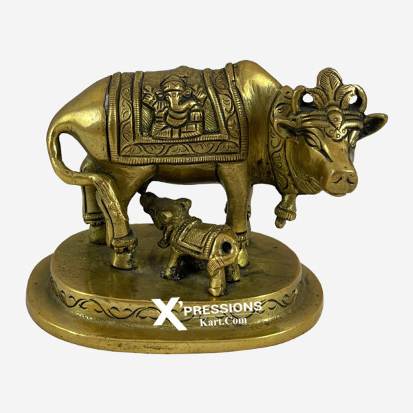 brass cow calf idols