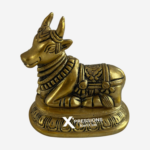 brass nandi idols