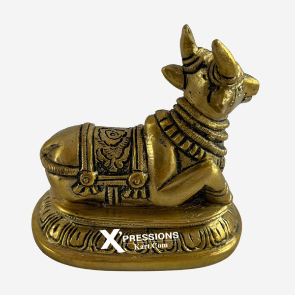 brass nandi idols